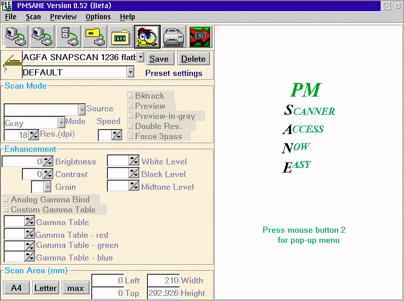 screenshot of pmsane